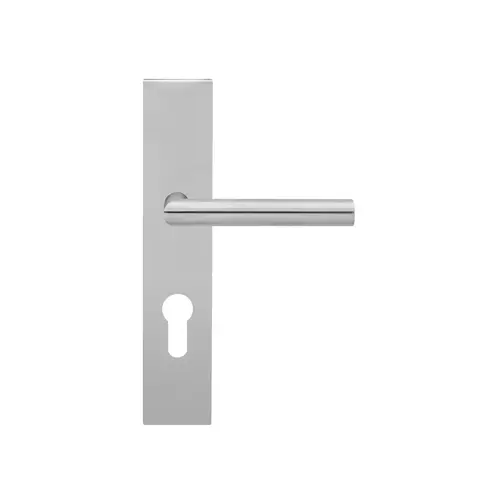 Lever set on backplate Multipoint Trim satin stainless steel Lever set on backplate Multipoint Trim satin stainless steel