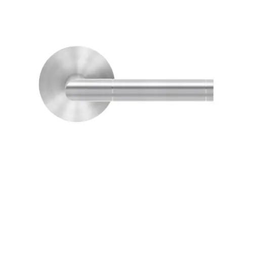 Lever set on rose Rio Steel Lever set on rose Rio Steel