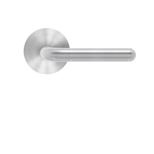 Lever set on rose Lignano Steel Lever set on rose Lignano Steel