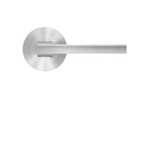 Lever set on rose Boston satin stainless steel Lever set on rose Boston satin stainless steel