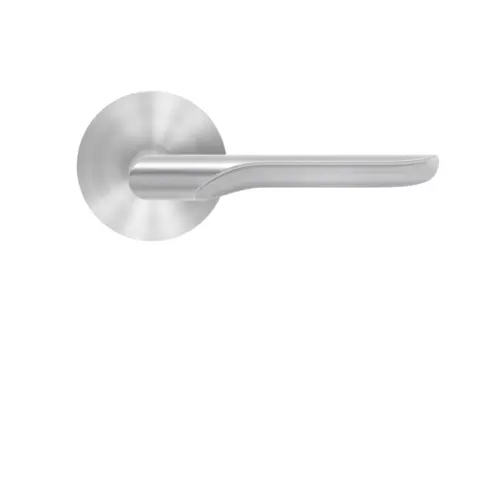 Lever set on rose Maranello satin stainless steel Lever set on rose Maranello satin stainless steel