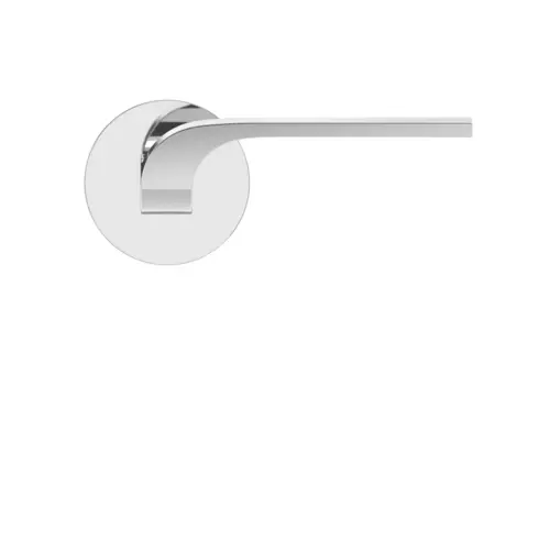 Lever set on rose Las Vegas polished stainless steel Lever set on rose Las Vegas polished stainless steel