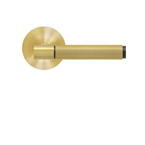 Lever set on rose Studio Series 90B3 satin brass Lever set on rose Studio Series 90B3 satin brass