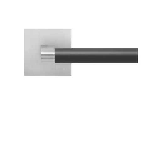 Lever set on rose Madeira satin stainless steel Lever set on rose Madeira satin stainless steel