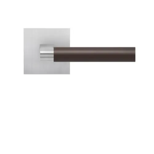Lever set on rose Madeira satin stainless steel Lever set on rose Madeira satin stainless steel