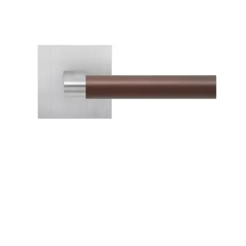 Lever set on rose Madeira satin stainless steel Lever set on rose Madeira satin stainless steel