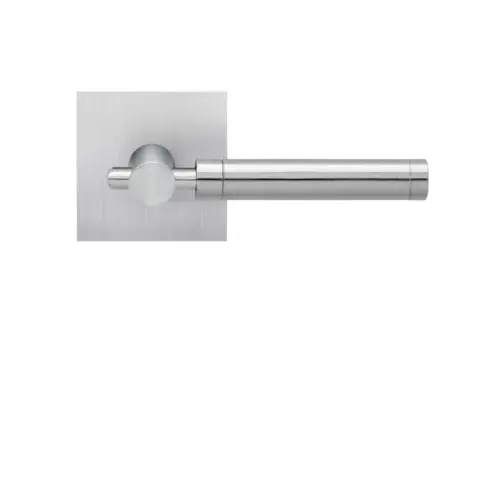 Lever set on rose New York satin stainless steel Lever set on rose New York satin stainless steel