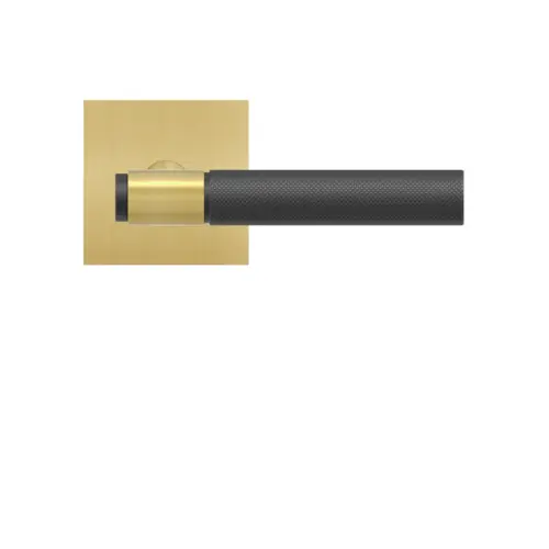 Lever set on rose Studio Series 90B2 satin brass Lever set on rose Studio Series 90B2 satin brass