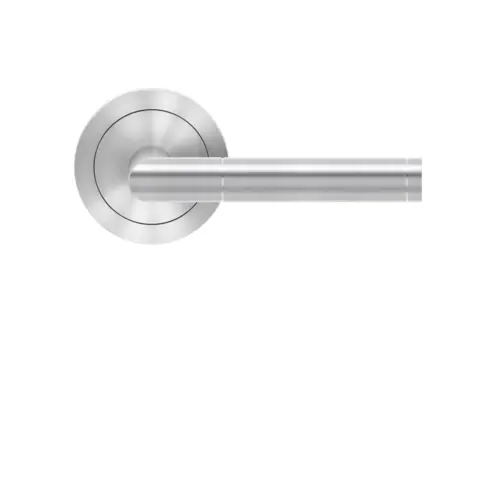 Lever set on rose Rio Steel Lever set on rose Rio Steel