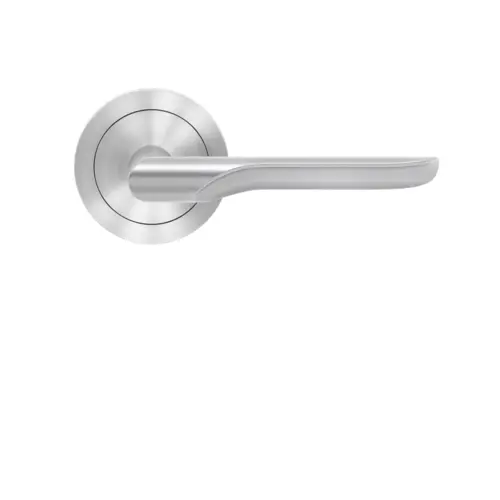 Lever set on rose Maranello satin stainless steel Lever set on rose Maranello satin stainless steel