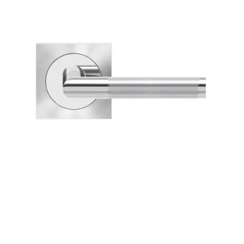 Lever set on rose Rio Steel Lever set on rose Rio Steel