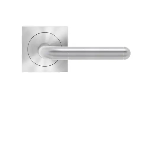 Lever set on rose Lignano Steel Lever set on rose Lignano Steel