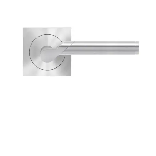 Lever set on rose Starlight satin stainless steel Lever set on rose Starlight satin stainless steel