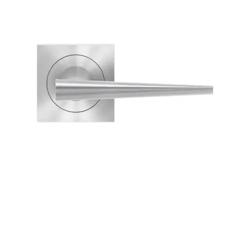 Lever set on rose Brooklyn satin stainless steel Lever set on rose Brooklyn satin stainless steel