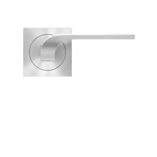 Lever set on rose Las Vegas satin stainless steel Lever set on rose Las Vegas satin stainless steel