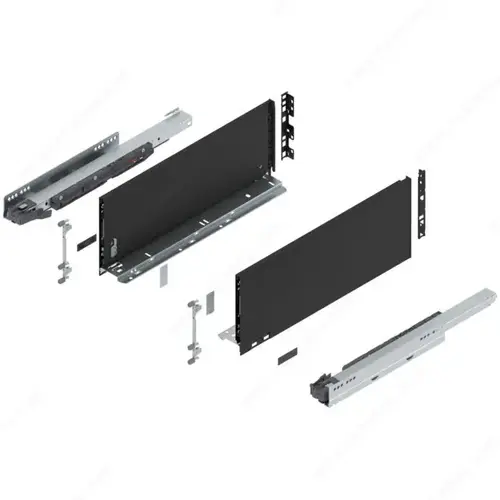 LEGRABOX pure BLUMOTION standard drawer, height C Carbon Black LEGRABOX pure BLUMOTION standard drawer, height C Carbon Black