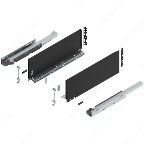 LEGRABOX pure BLUMOTION standard drawer, height C Carbon Black LEGRABOX pure BLUMOTION standard drawer, height C Carbon Black