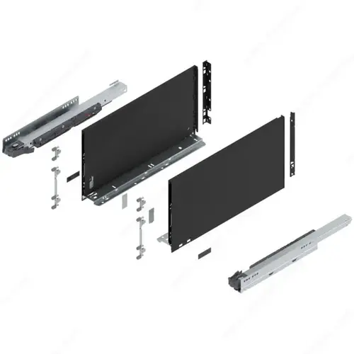 LEGRABOX pure BLUMOTION standard drawer, height F Carbon Black LEGRABOX pure BLUMOTION standard drawer, height F Carbon Black