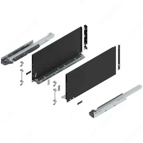 LEGRABOX pure BLUMOTION standard drawer, height F Carbon Black LEGRABOX pure BLUMOTION standard drawer, height F Carbon Black