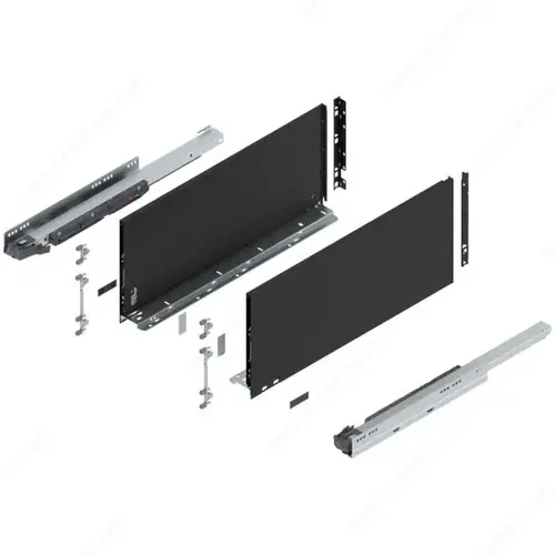 LEGRABOX pure BLUMOTION standard drawer, height F Carbon Black LEGRABOX pure BLUMOTION standard drawer, height F Carbon Black