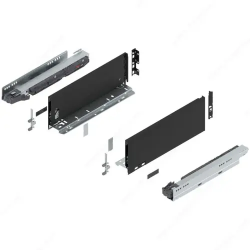 LEGRABOX pure BLUMOTION standard Drawer, height K Carbon Black LEGRABOX pure BLUMOTION standard Drawer, height K Carbon Black