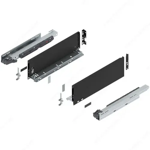 LEGRABOX pure BLUMOTION standard Drawer, height K Carbon Black LEGRABOX pure BLUMOTION standard Drawer, height K Carbon Black