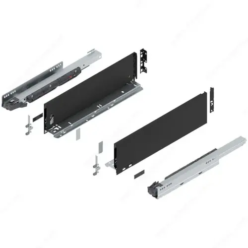 LEGRABOX pure BLUMOTION standard Drawer, height K Carbon Black LEGRABOX pure BLUMOTION standard Drawer, height K Carbon Black