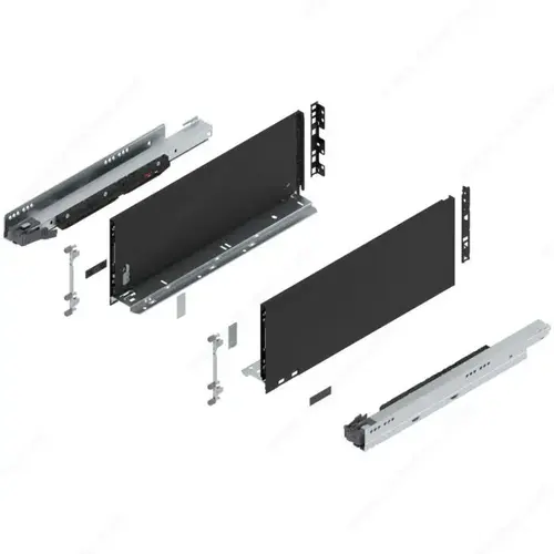 LEGRABOX pure BLUMOTION standard drawer, height C Carbon Black LEGRABOX pure BLUMOTION standard drawer, height C Carbon Black