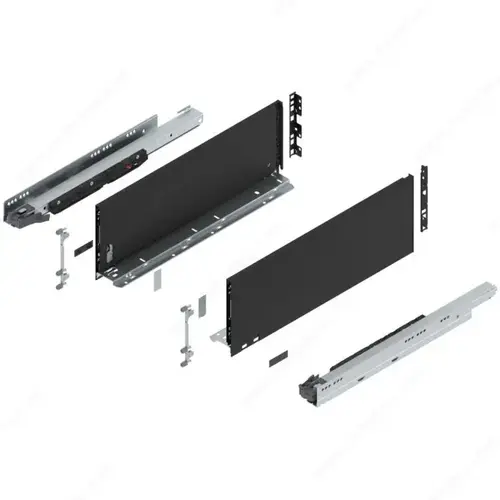 LEGRABOX pure BLUMOTION standard drawer, height C Carbon Black LEGRABOX pure BLUMOTION standard drawer, height C Carbon Black