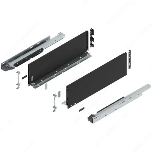 LEGRABOX pure BLUMOTION standard drawer, height C Carbon Black LEGRABOX pure BLUMOTION standard drawer, height C Carbon Black