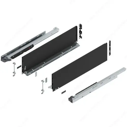 LEGRABOX pure BLUMOTION standard drawer, height C Carbon Black LEGRABOX pure BLUMOTION standard drawer, height C Carbon Black