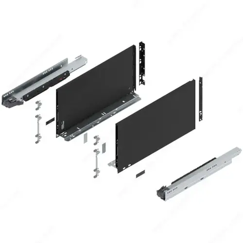 LEGRABOX pure BLUMOTION standard drawer, height F Carbon Black LEGRABOX pure BLUMOTION standard drawer, height F Carbon Black