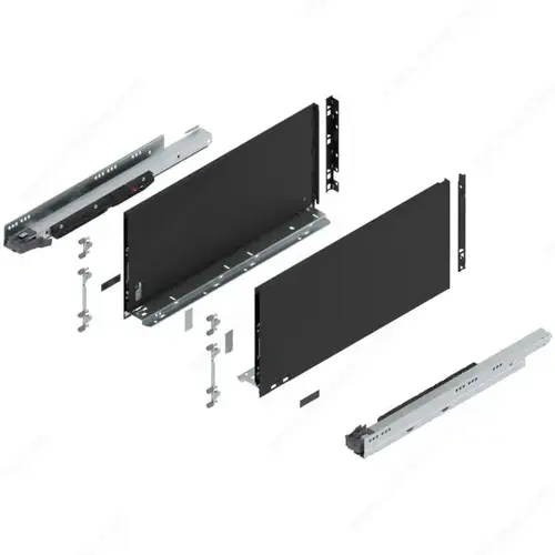LEGRABOX pure BLUMOTION standard drawer, height F Carbon Black LEGRABOX pure BLUMOTION standard drawer, height F Carbon Black