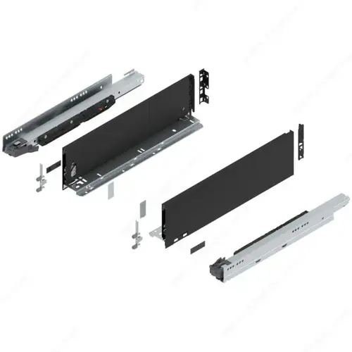 LEGRABOX pure BLUMOTION standard Drawer, height K Carbon Black LEGRABOX pure BLUMOTION standard Drawer, height K Carbon Black