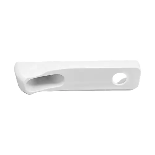 Integrated Folding Handle Cover Plastic 4-11/16" Length 1-11/32" Width Right Hand Window Hardware Component White Finish