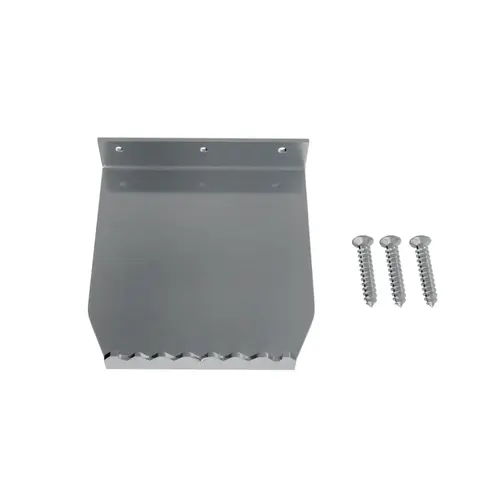 Brixwell Stainless Steel Foot Pull foot Door Pull With Screws and Label 3in Depth Brixwell Stainless Steel Foot Pull foot Door Pull With Screws and Label 3in Depth