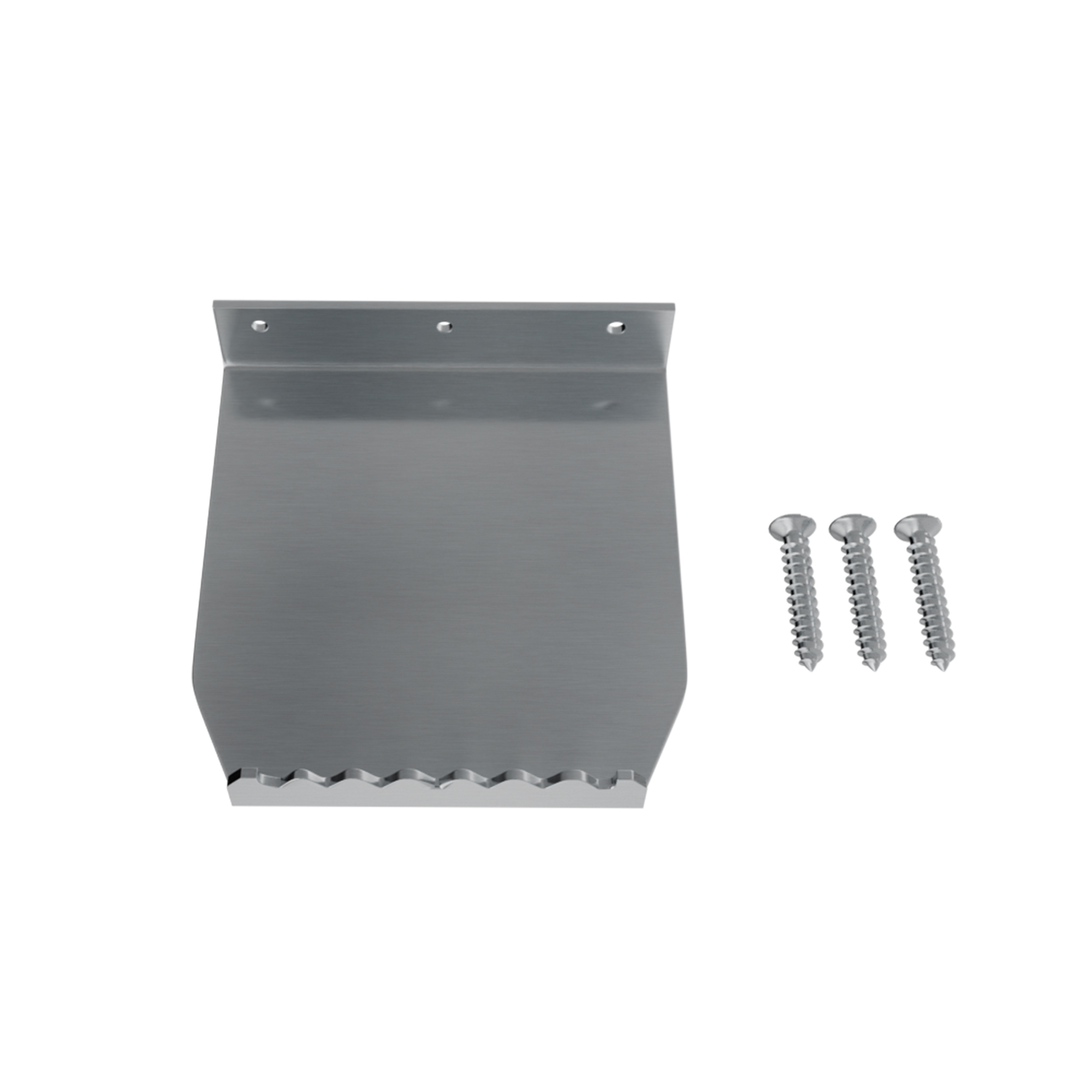 Brixwell 91-671 Brixwell Stainless Steel Foot Pull foot Door Pull With Screws and Label 3in Depth