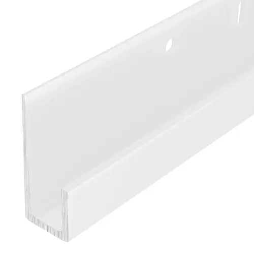 White Electro-Static Paint 1/4" Standard Aluminum J-Channel 36" Length - pack of 5 White Electro-Static Paint 1/4" Standard Aluminum J-Channel 36" Length - pack of 5