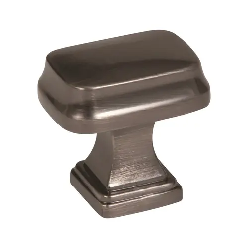1-1/4" (32 mm) Revitalize Rectangular Cabinet Knob Gunmetal Finish 1-1/4" (32 mm) Revitalize Rectangular Cabinet Knob Gunmetal Finish
