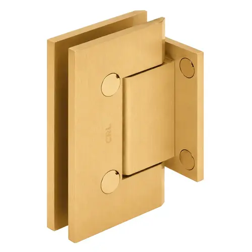 Satin Brass 074 Series Wall Mount Short Back Plate Hinge Satin Brass 074 Series Wall Mount Short Back Plate Hinge