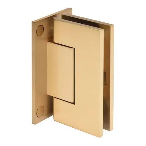 Satin Brass Trento 337 Series Adjustable Wall Mount Full Back Hinge Satin Brass Trento 337 Series Adjustable Wall Mount Full Back Hinge