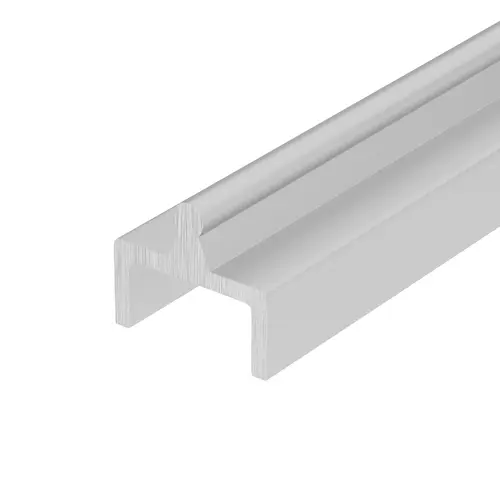 Satin Anodized Aluminum Single Bottom Rail 84" Length - pack of 25 Satin Anodized Aluminum Single Bottom Rail 84" Length - pack of 25