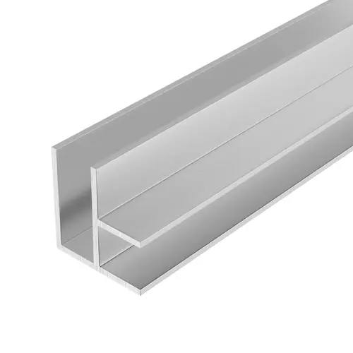 Satin Anodized Corner Mold Extrusion 48" Stock Length - pack of 3 Satin Anodized Corner Mold Extrusion 48" Stock Length - pack of 3
