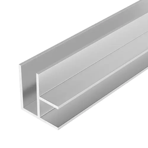 Satin Anodized Aluminum Corner Extrusion 60" Length - pack of 5 Satin Anodized Aluminum Corner Extrusion 60" Length - pack of 5