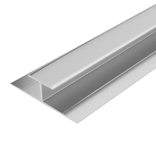 Satin Anodized Aluminum Divider Bar 72" Length - pack of 50 Satin Anodized Aluminum Divider Bar 72" Length - pack of 50