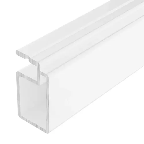 White 3/4" x 7/16" Extruded Screen Frame 84" Length - pack of 5 White 3/4" x 7/16" Extruded Screen Frame 84" Length - pack of 5