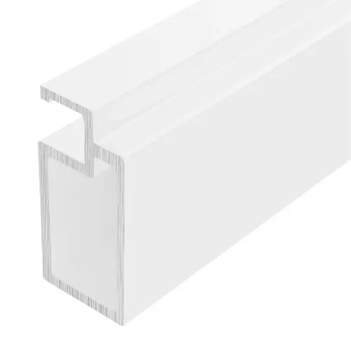 White 3/4" x 5/16" Extruded Screen Frame 24" Length - pack of 5 White 3/4" x 5/16" Extruded Screen Frame 24" Length - pack of 5
