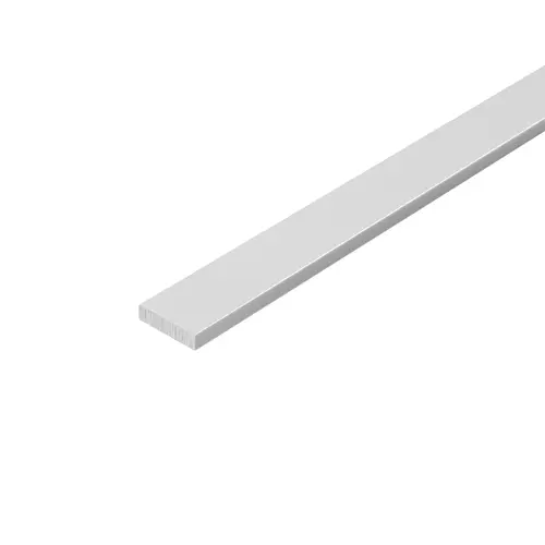Satin Anodized 1/2" Aluminum Flat Bar Extrusion 72" Length - pack of 5 Satin Anodized 1/2" Aluminum Flat Bar Extrusion 72" Length - pack of 5