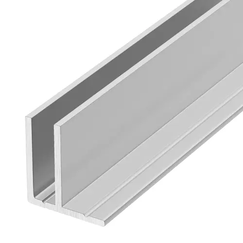 Satin Anodized Fixed Glass Frame 72" Length - pack of 5 Satin Anodized Fixed Glass Frame 72" Length - pack of 5
