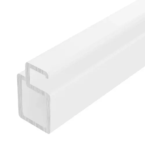 White 29/32" x 7/16" Heavy Wall Extruded Screen Frame - 144" Length - pack of 5 White 29/32" x 7/16" Heavy Wall Extruded Screen Frame - 144" Length - pack of 5
